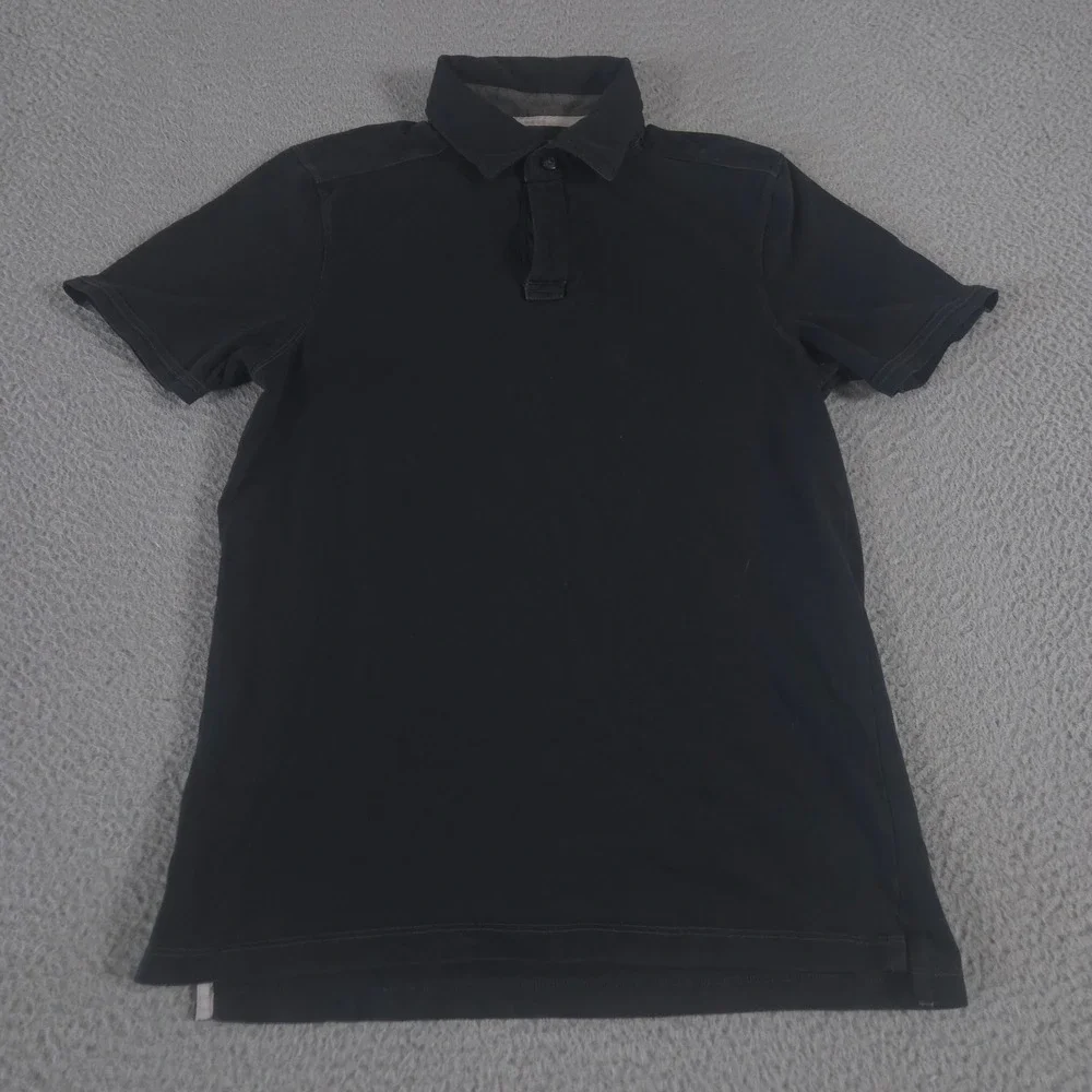 LOT OF 2 Banana Republic Polo Shirt Mens S Multi Performance Fitted Pima Cotton